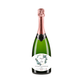 Champagne Rose Personnalise Mabouteille