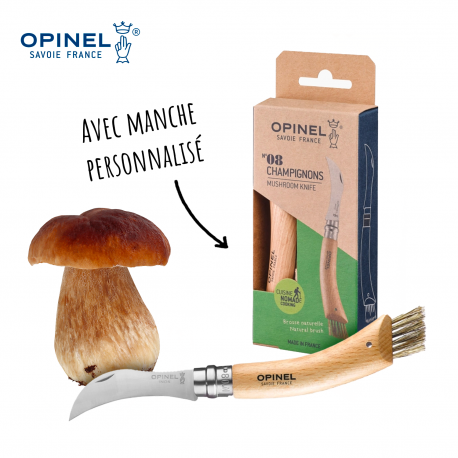 OPINEL N°08 Champignon gravure laser