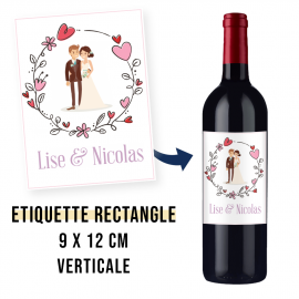 Etiquettes personnalisées pour bouteilles de vin et de champagne