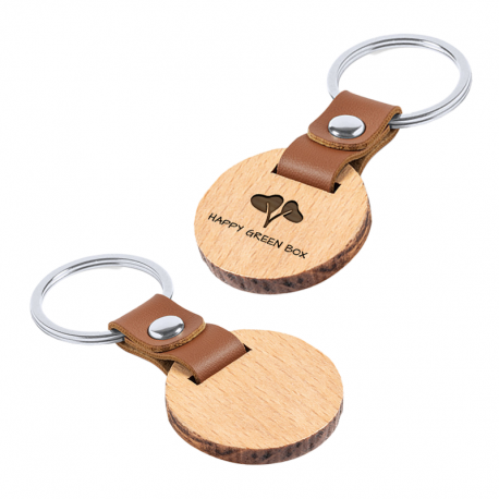 Porte clé personnalisé avec votre Texte & Logo – Porte-clés cuir